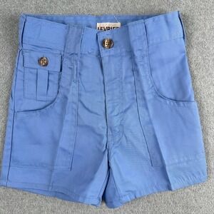 Levrier Kids Boys Blue Utility Shorts Size 6 Cargo Pockets Explorer Safari Vtg